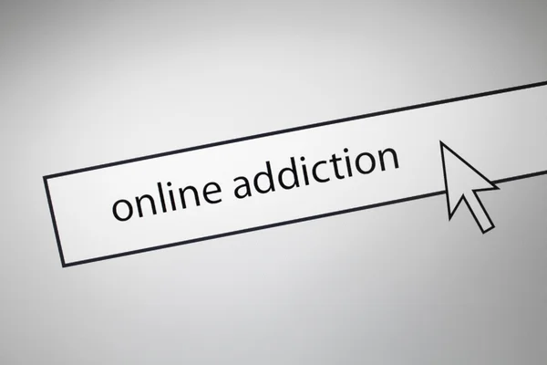 Addiction en ligne — Photo