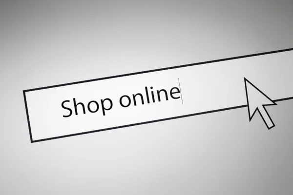 Shop online — Stock Photo, Image