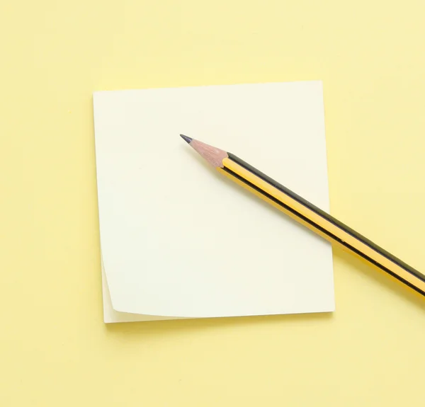 Penna och note pad — Stockfoto