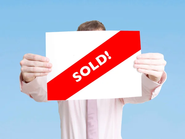 Sold property — Stock Photo, Image