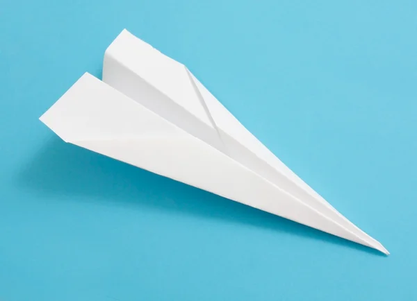 Kağıt uçak — Stok fotoğraf