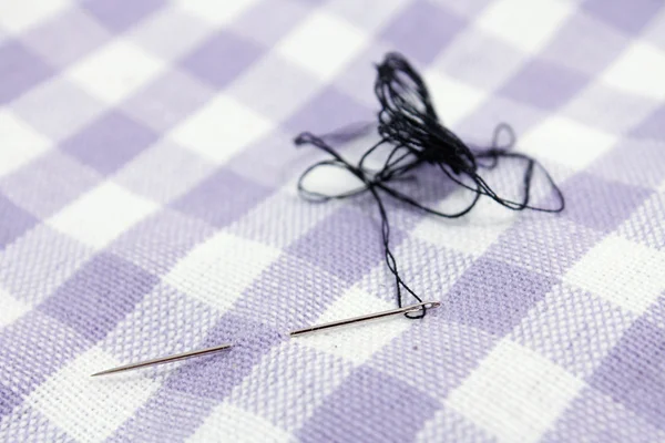 針と糸 — ストック写真