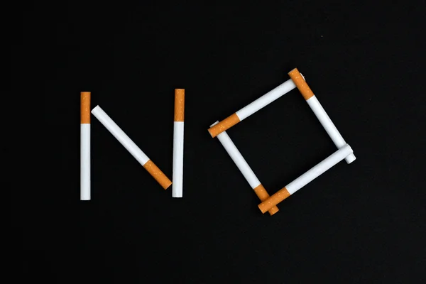 Cigarety pravopis č — Stock fotografie