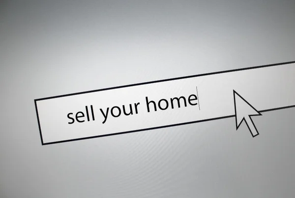 Verkaufen Sie Ihr Haus — Stockfoto