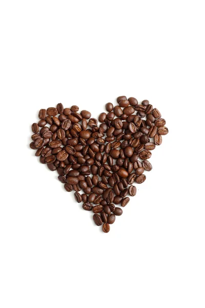 Кава серця — стокове фото
