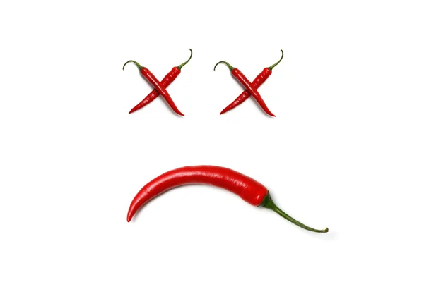 Chili smiley — Stock Photo, Image