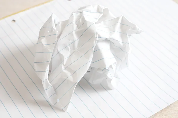 Crumbled paper — Stock Photo, Image