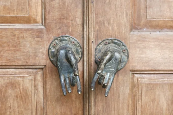 Balinese deurkrukken — Stockfoto