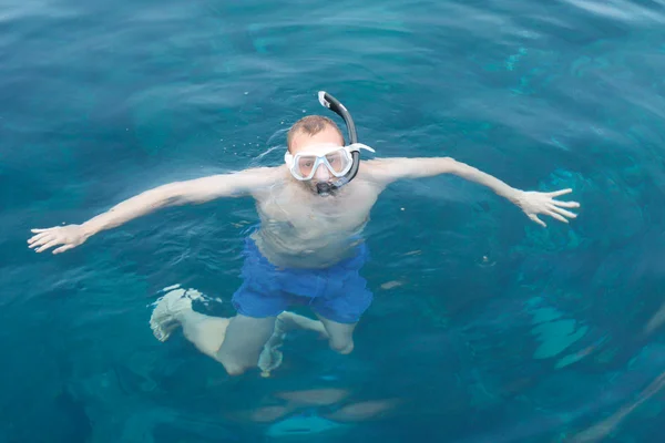 水肺潜水 — 图库照片