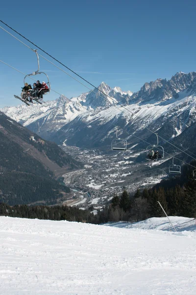 Alpine lift — Stockfoto
