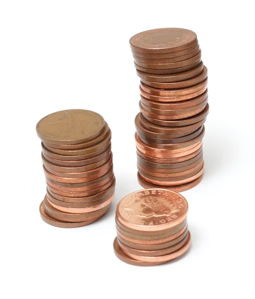 Pilar de moedas — Fotografia de Stock