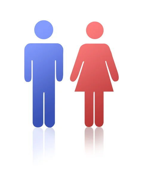 Man en vrouw — Stockfoto