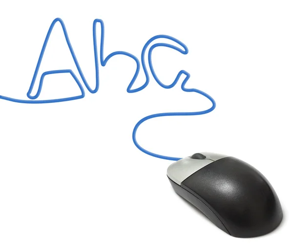 Abc をマウスします。 — ストック写真