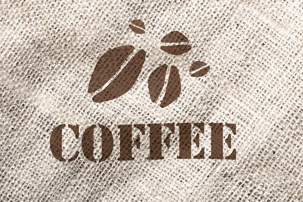 Torba na kawę — Zdjęcie stockowe