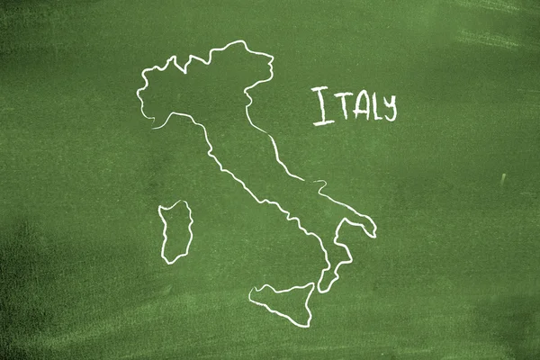 stock image Italian map