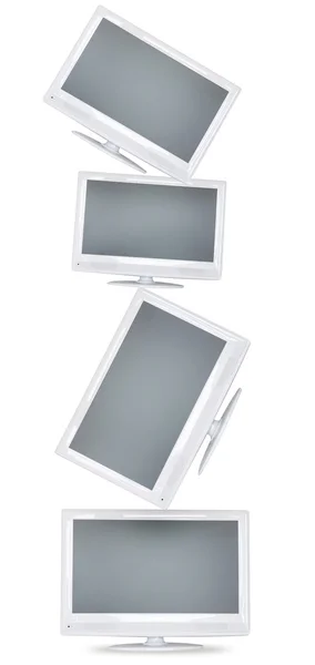 Elegante televisore a schermo piatto — Foto Stock