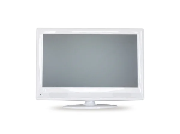 Стильный телевизор с плоским экраном — стоковое фото