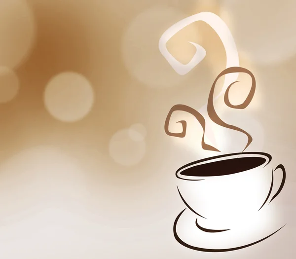 Koffie illustratie — Stockfoto