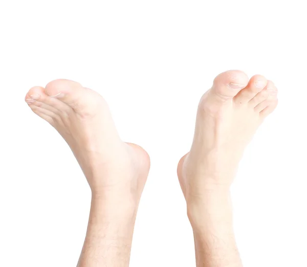 Mužské nohy — Stock fotografie