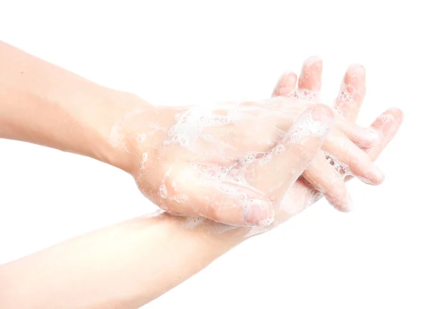 Мытье рук — стоковое фото