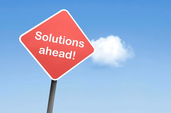 Solutions ahead — Stock Photo, Image