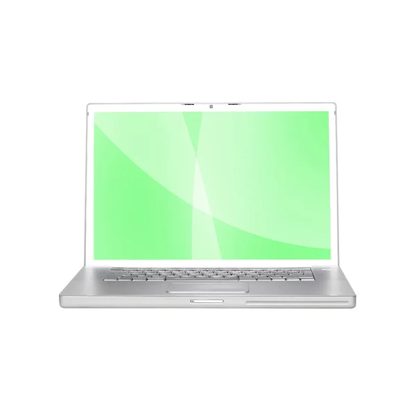 Laptop com fundo — Fotografia de Stock