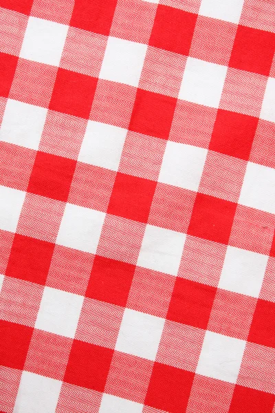 Red textile Gingham — Stock Photo, Image