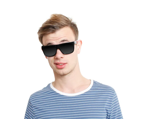 Cool kille med solglasögon — Stockfoto
