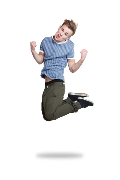 점프 하는 남자 — 스톡 사진