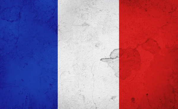 Fransk flagg — Stockfoto