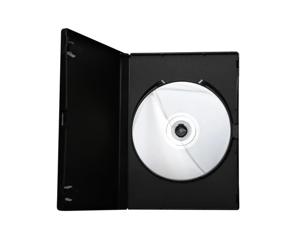 DVD-диск у випадку — стокове фото