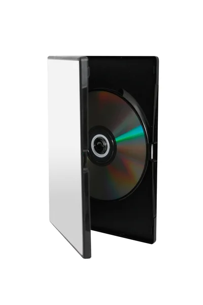 DVD-диск у випадку — стокове фото