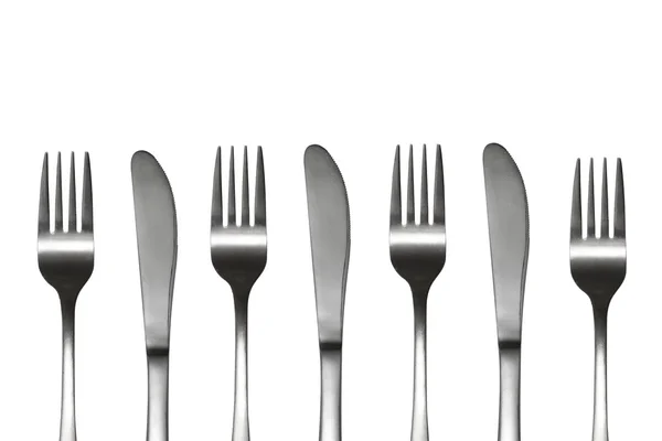 Tenedores y cuchillos —  Fotos de Stock