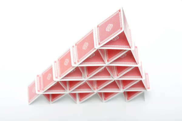 Kártya ház — Stock Fotó