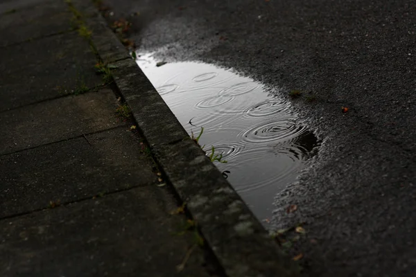 Puddle of water — Stock Photo, Image