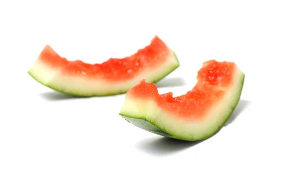 Eaten water melon — Stock Photo, Image