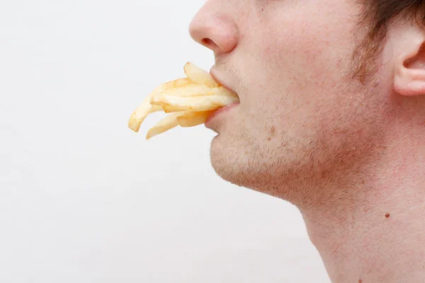 Nezdravé stravování — Stock fotografie