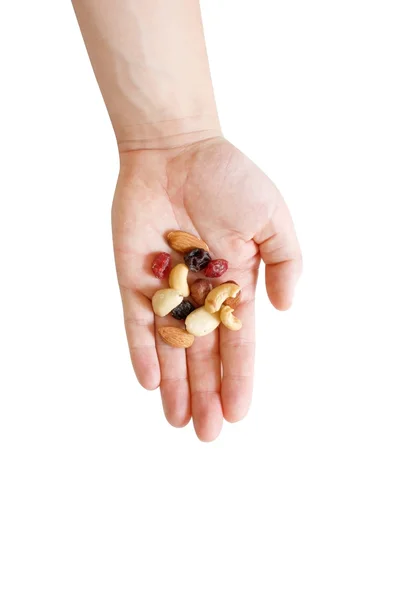 Ovoce a ořechy — Stock fotografie