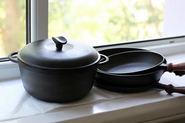 Cast iron Cookware — Stock Photo, Image