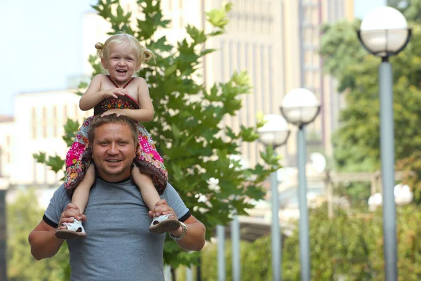 Papà e figlia — Foto Stock