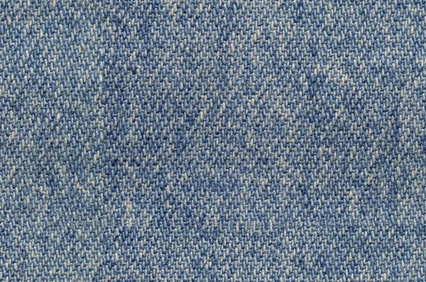 Modré džínové tkaniny pozadí bezproblémově tileable — Stock fotografie