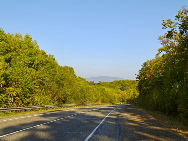 Road from pass — Stock Photo, Image