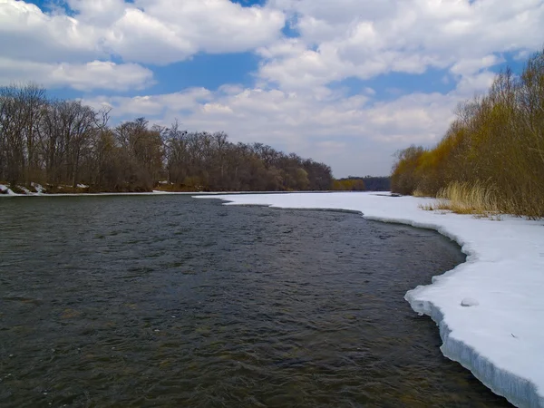Floden våren — Stockfoto