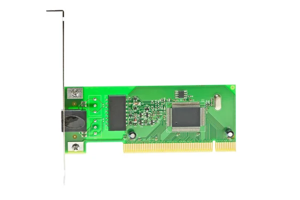 ISDN (of lan ethernet) pci-adapter — Stockfoto