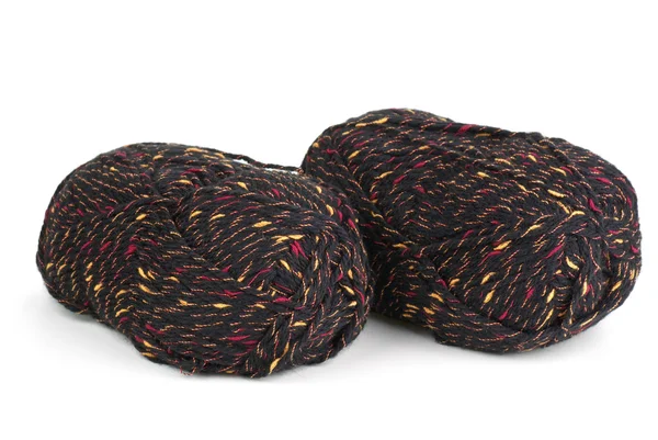 Duas fendas de fios de lã — Fotografia de Stock