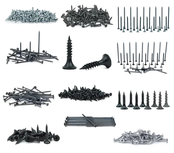 Set of different screws — Stock Photo, Image