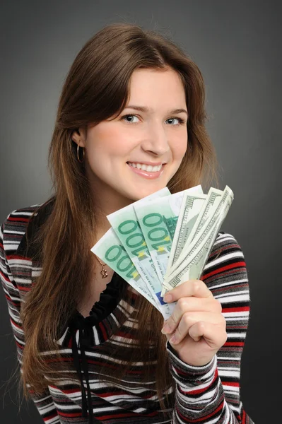 Para kadın — Stok fotoğraf