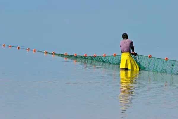 Pescatore mozambicano — Foto Stock