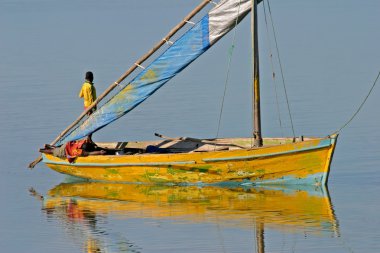 Mozambique dhow clipart