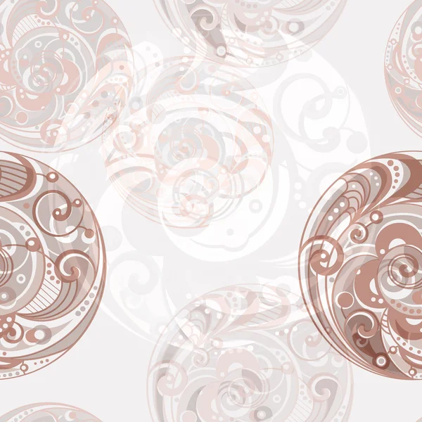 Vektor nahtlose abstrakte helle Hintergrund mit Spiralen — Stockvektor